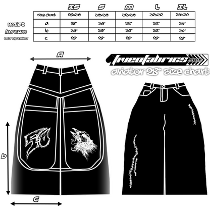AVIATOR 28" DENIM JEANS